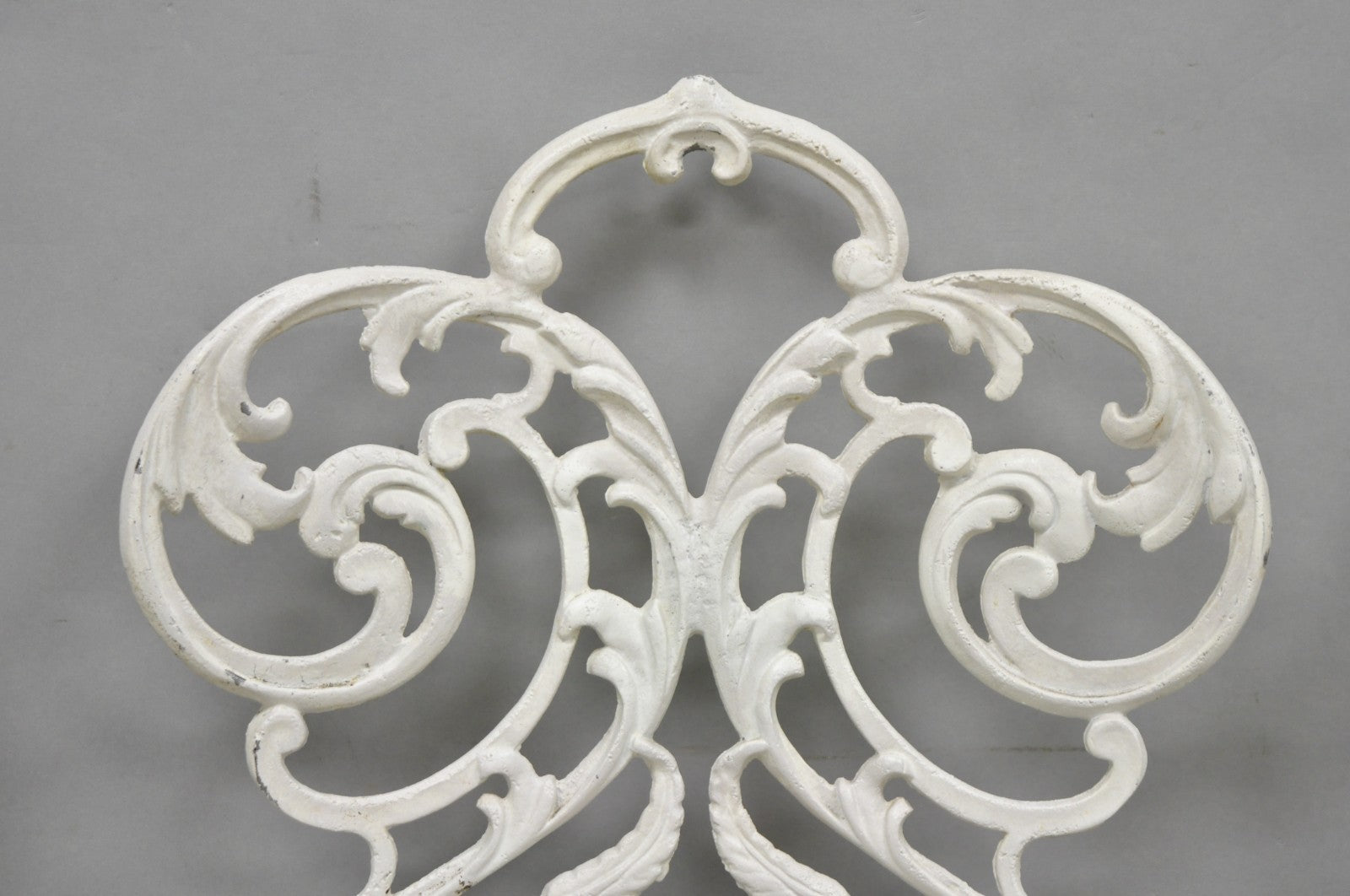 Vintage Art Nouveau Style Trojan Scrolling Cast Aluminum Dining Chairs Set of 4