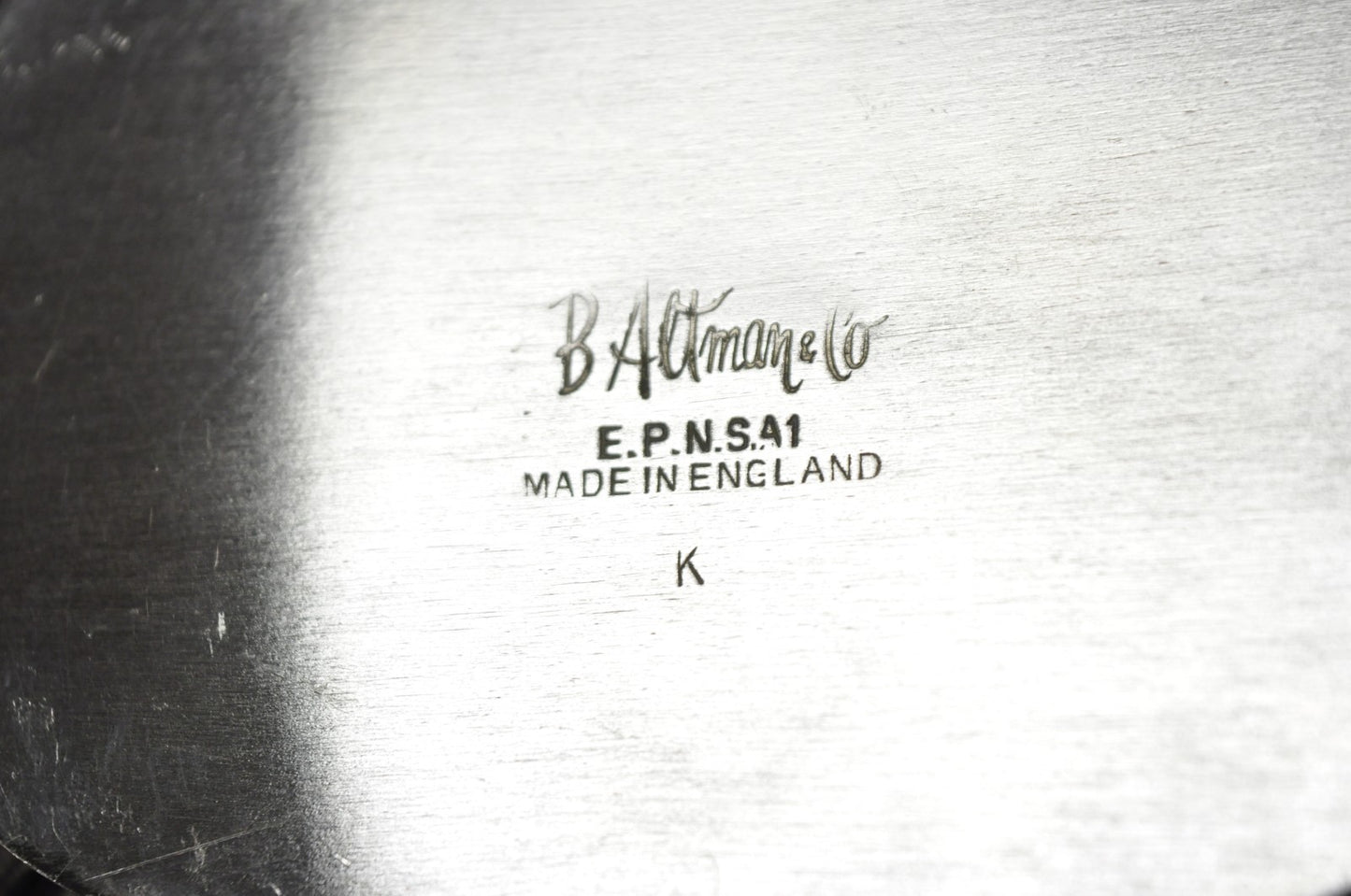 Antique English Sheffield B. Altman Art Deco Silver Plated Tea Service Set, 4 Pc