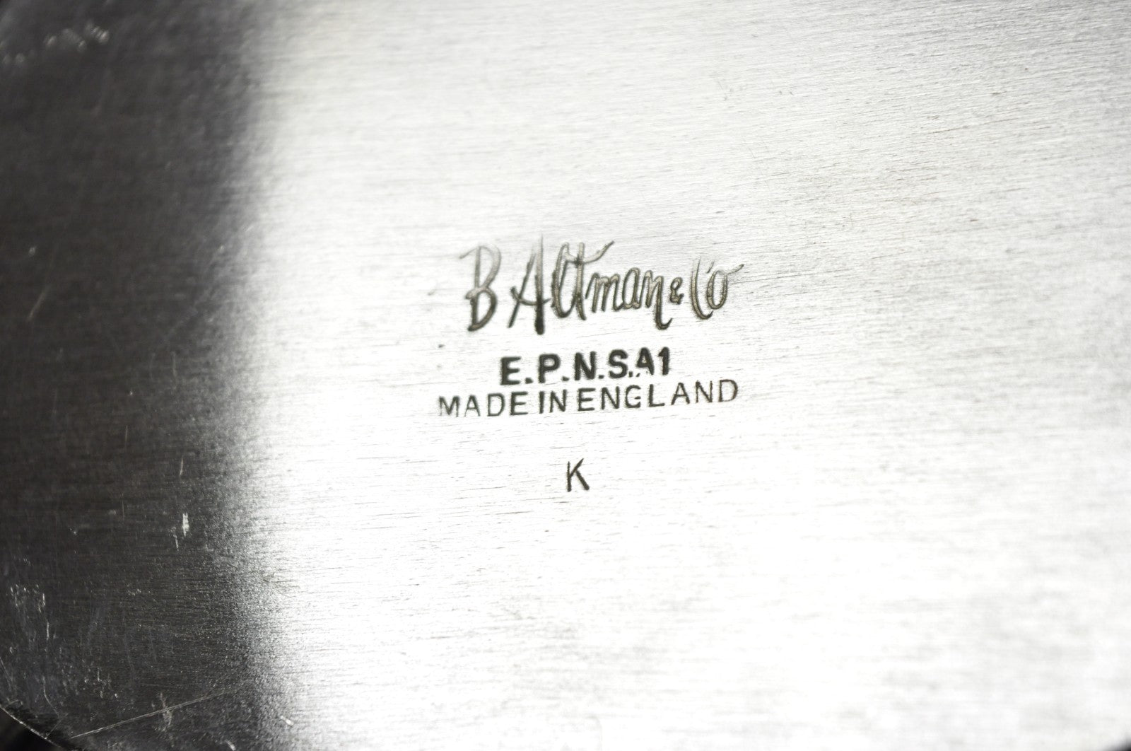 Antique English Sheffield B. Altman Art Deco Silver Plated Tea Service Set, 4 Pc