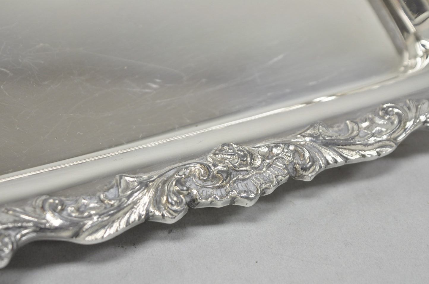 Vintage Sheffield Silver Co Victorian Silver Plated Footed Trinket Serving Dish
