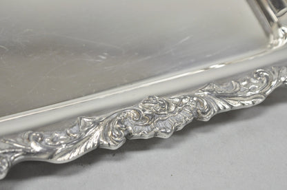 Vintage Sheffield Silver Co Victorian Silver Plated Footed Trinket Serving Dish