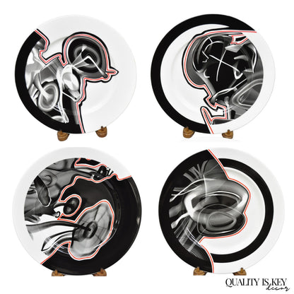 Frank Stella David Mirvish Designs Vortex Engravings 1-4 Black Plate - Set of 4