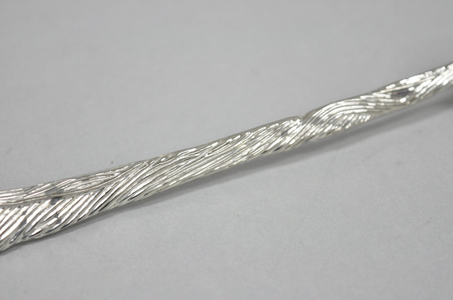 Vintage 9" Santa Claus Christmas Silver Plated Candle Snuffer by Head