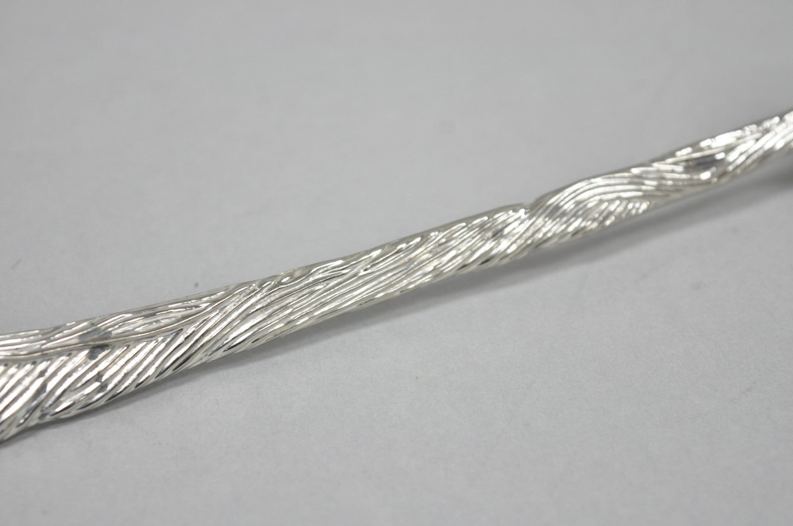 Vintage 9" Santa Claus Christmas Silver Plated Candle Snuffer by Head
