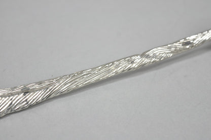 Vintage 9" Santa Claus Christmas Silver Plated Candle Snuffer by Head