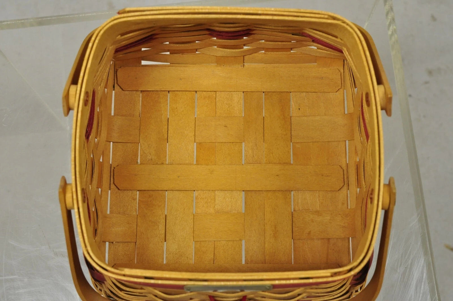 Vintage Longaberger Christmas Edition 2000 Edition Deck the Halls Basket w/ Lid