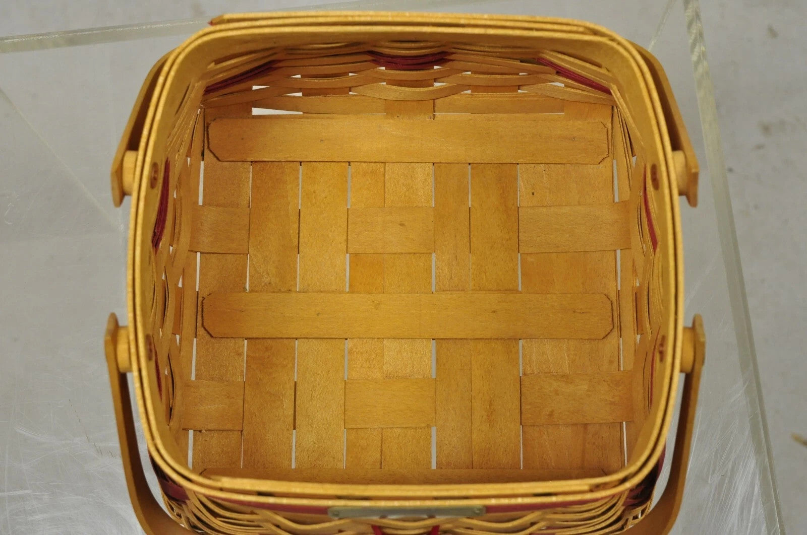 Vintage Longaberger Christmas Edition 2000 Edition Deck the Halls Basket w/ Lid