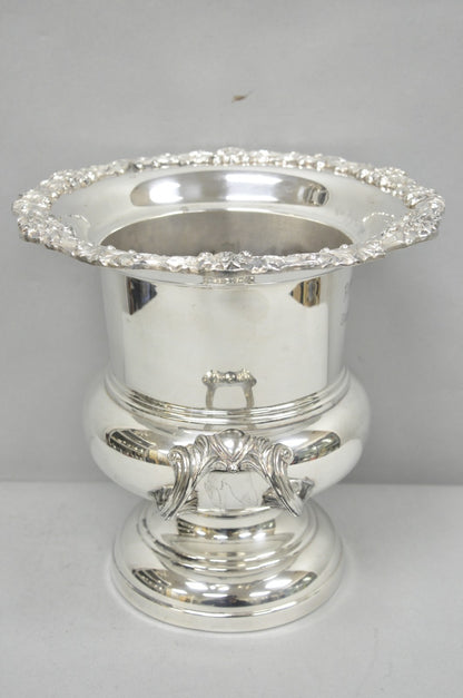 Vintage FB Rogers Silver Plated Trophy Cup Champagne Chiller Ice Bucket Engraved