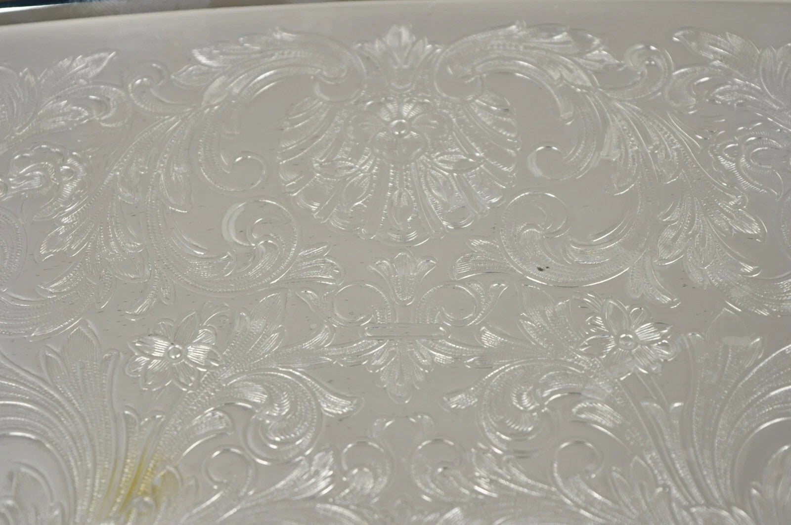 Vintage Eales 1779 Silver Plated 22" Footed Twin Handle Bar Tray Platter