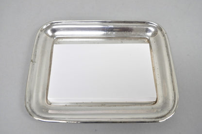 Antique English Regency Silver Plated Serpent Dolphin Desk Dish Note Holder