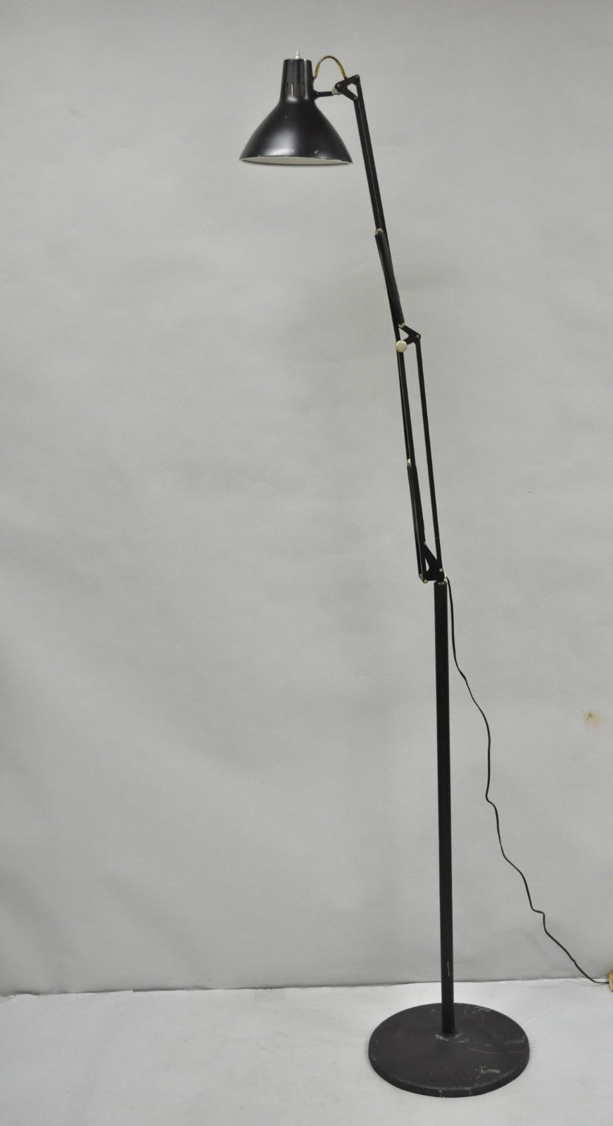 Vintage Luxo Pixar Style Mid Century Modern Articulating Drafting Floor Lamp