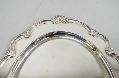 Vintage 1847 Rogers Bros "Remembrance" Oval Silver Plated Serving Platter Tray
