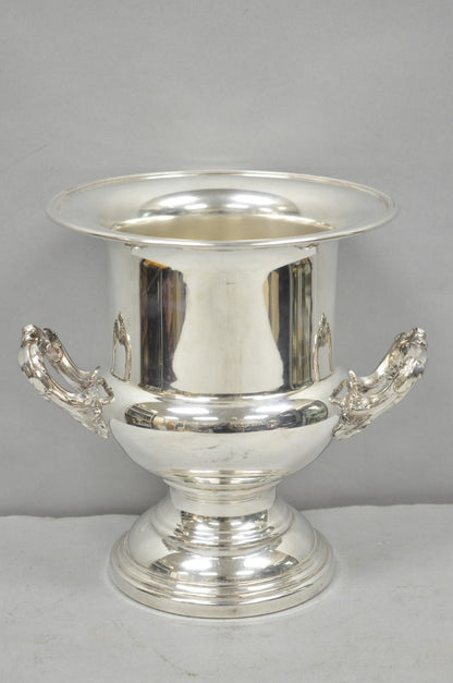 Pilgrim Silver Plated Victorian Trophy Cup Urn Bar Champagne Chiller Ice Bucket
