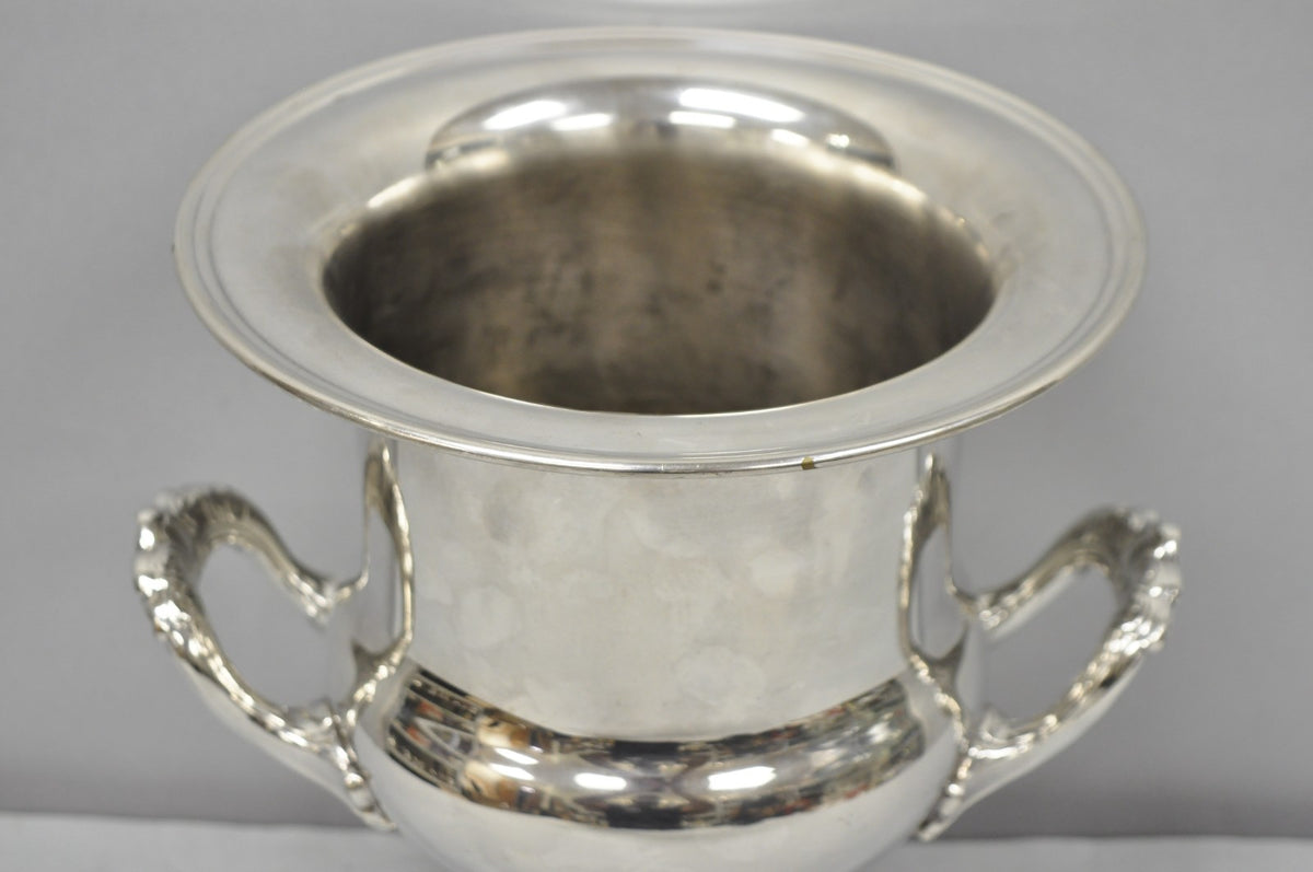 Vintage Victorian Silver Plated Trophy Cup Urn Champagne Wine Chiller Ice Bucket
