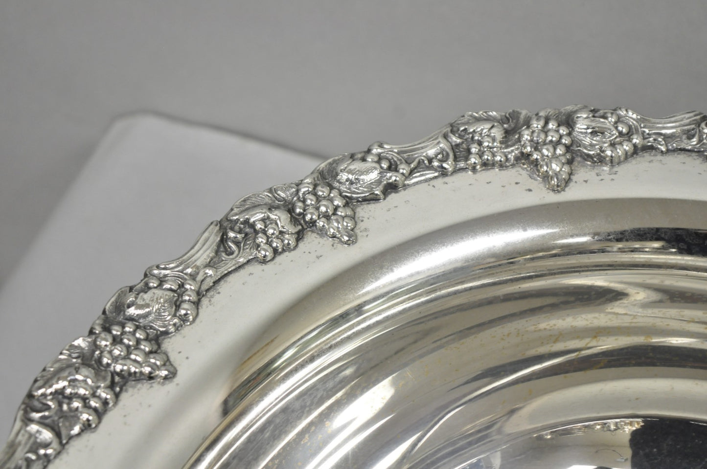 Vintage Sheridan Victorian Silver Plated Punch Bowl Set w/ 12 Cups and Tray