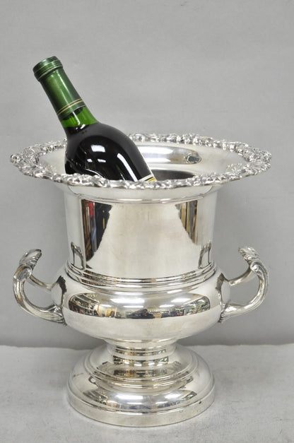 Vintage FB Rogers Silver Plated Trophy Cup Urn Champagne Chiller Bar Ice Bucket