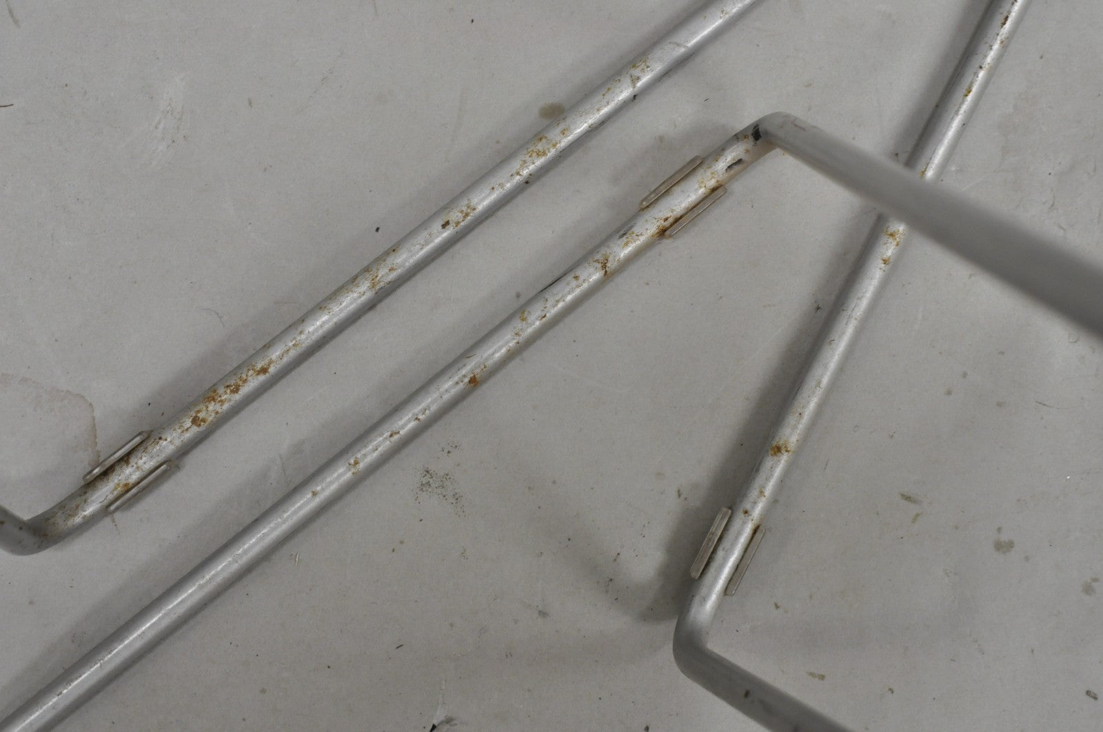 Turnstone by Steelcase Metal Scoop Barstool Stool w/ Green Cushion - Set of 3