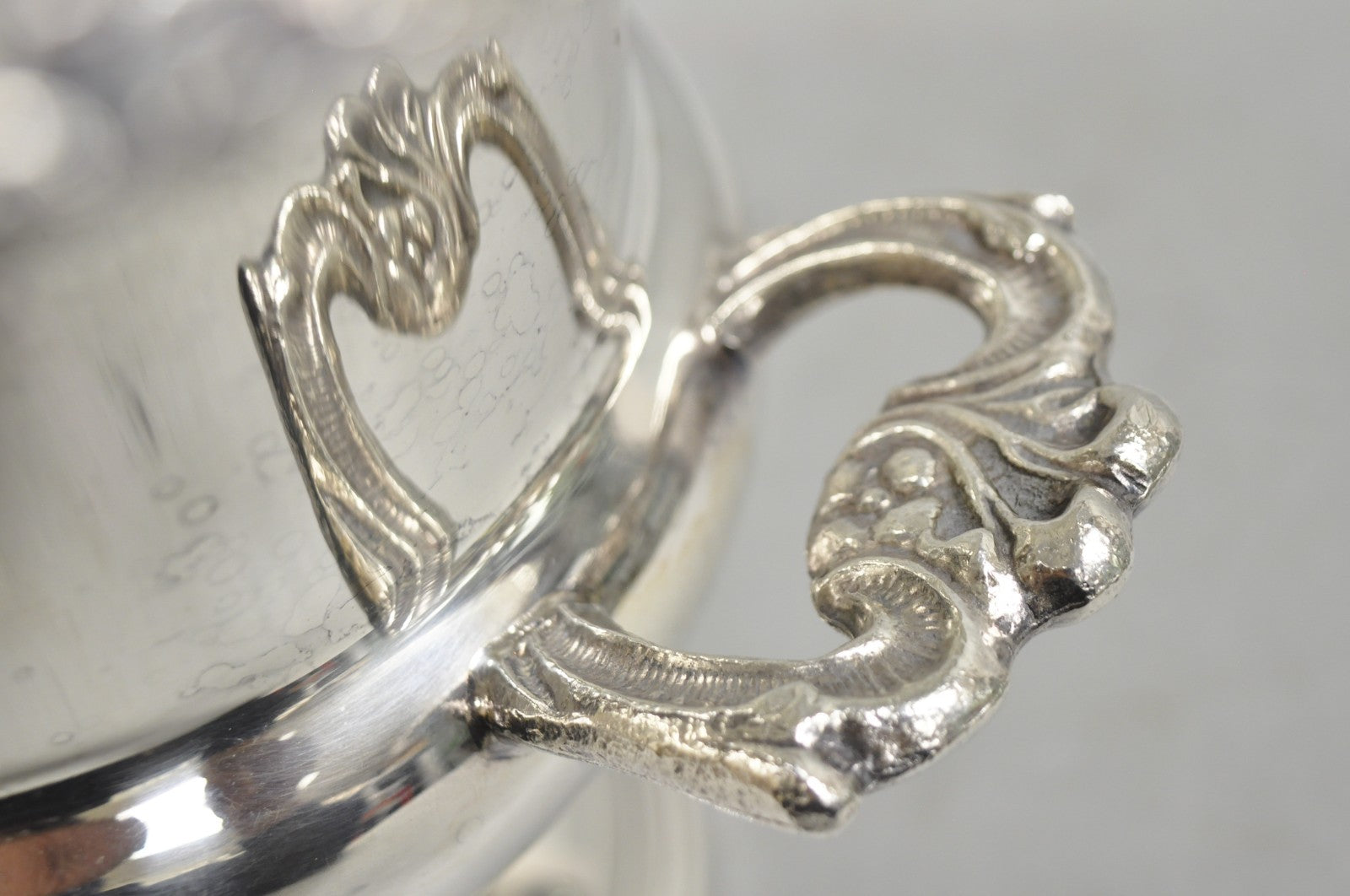 Vintage Victorian Silver Plated Trophy Cup Urn Bar Champagne Chiller Ice Bucket