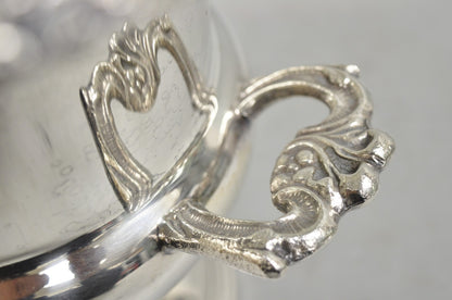 Vintage Victorian Silver Plated Trophy Cup Urn Bar Champagne Chiller Ice Bucket