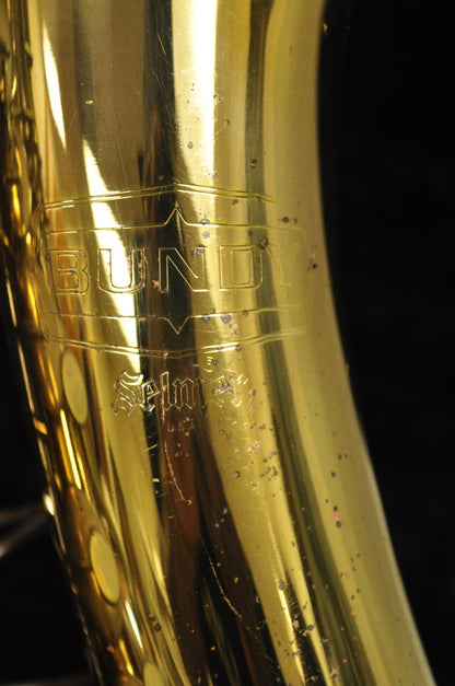 Vintage Bundy Selmer Brass Alto Saxophone in Hard Case Model 632379