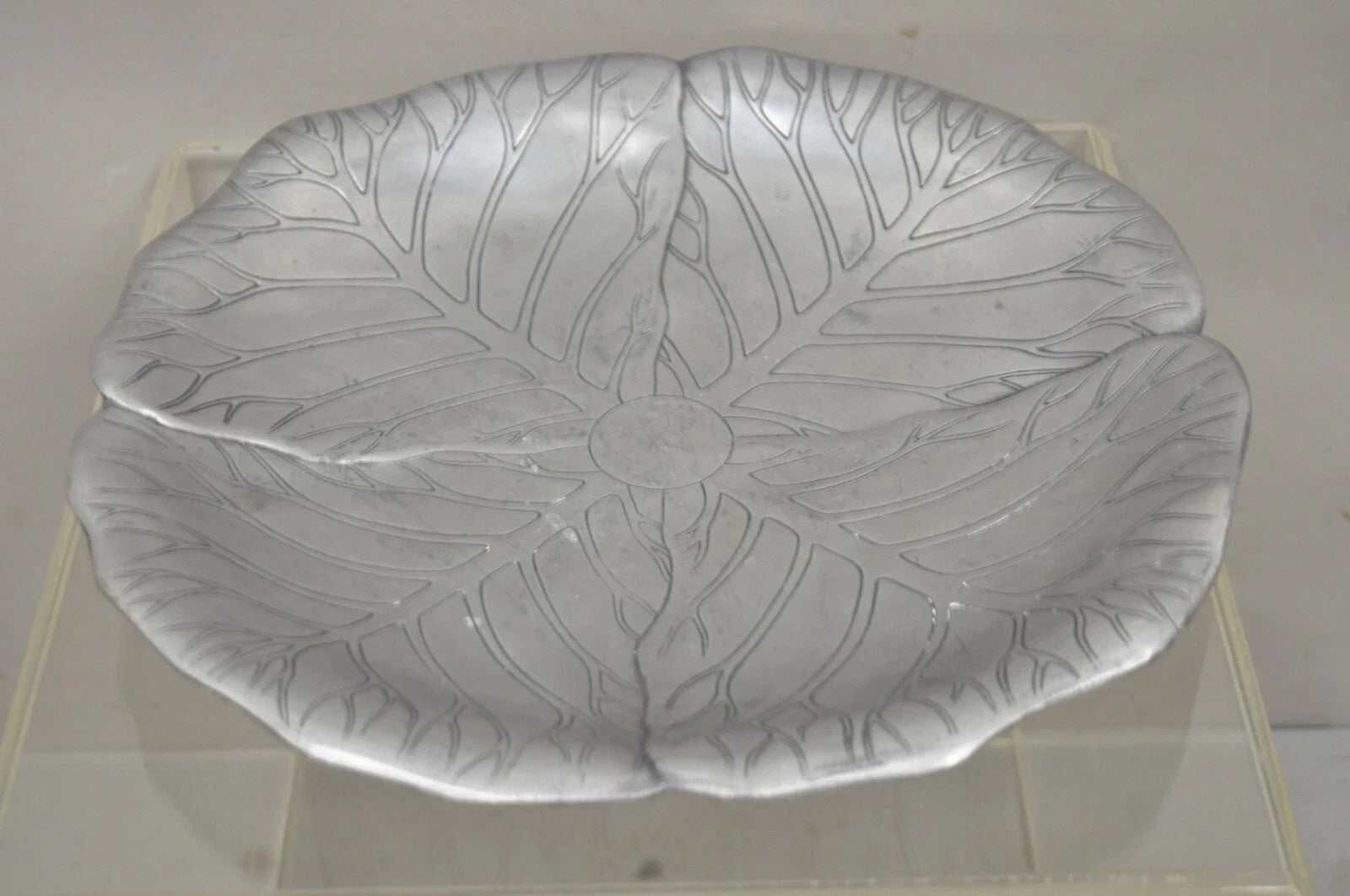 Vintage Arthur Court 1979 Cabbage Lettuce Tureen Serving Bowl Spoon Platter 3 pc