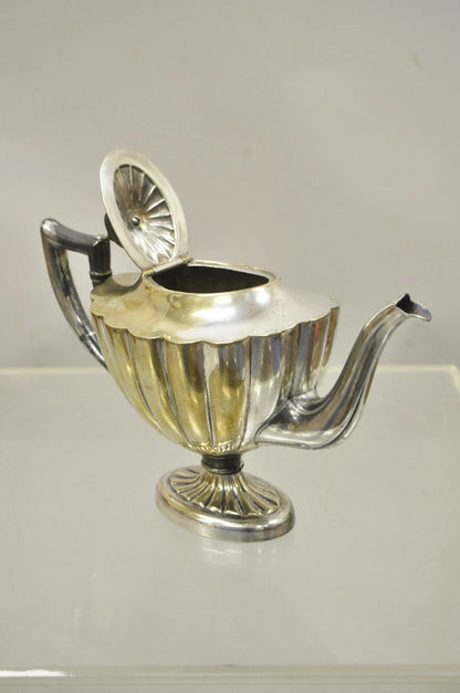 Antique Victorian L.B.S. Co England Silver Plated "PMP" Monogram Tea Pot