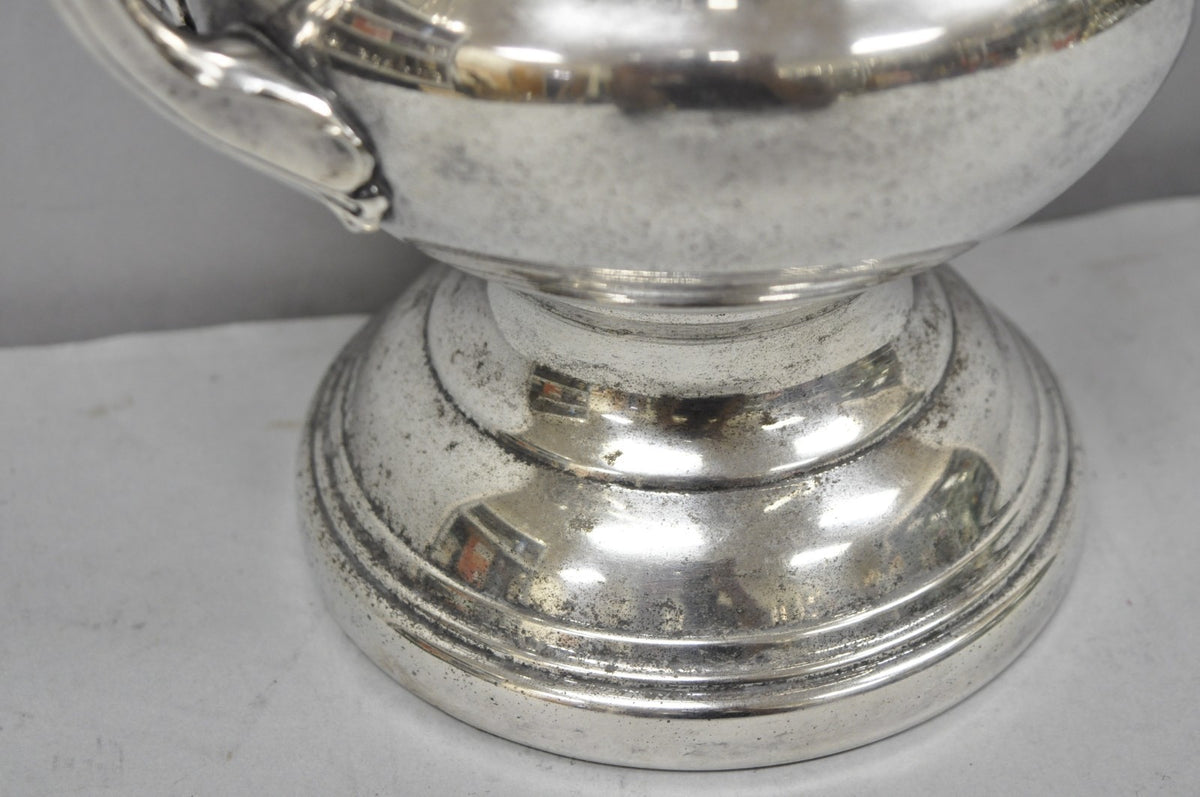 Leonard Victorian Silver Plated Trophy Cup Urn Champagne Wine Chiller Ice Bucket