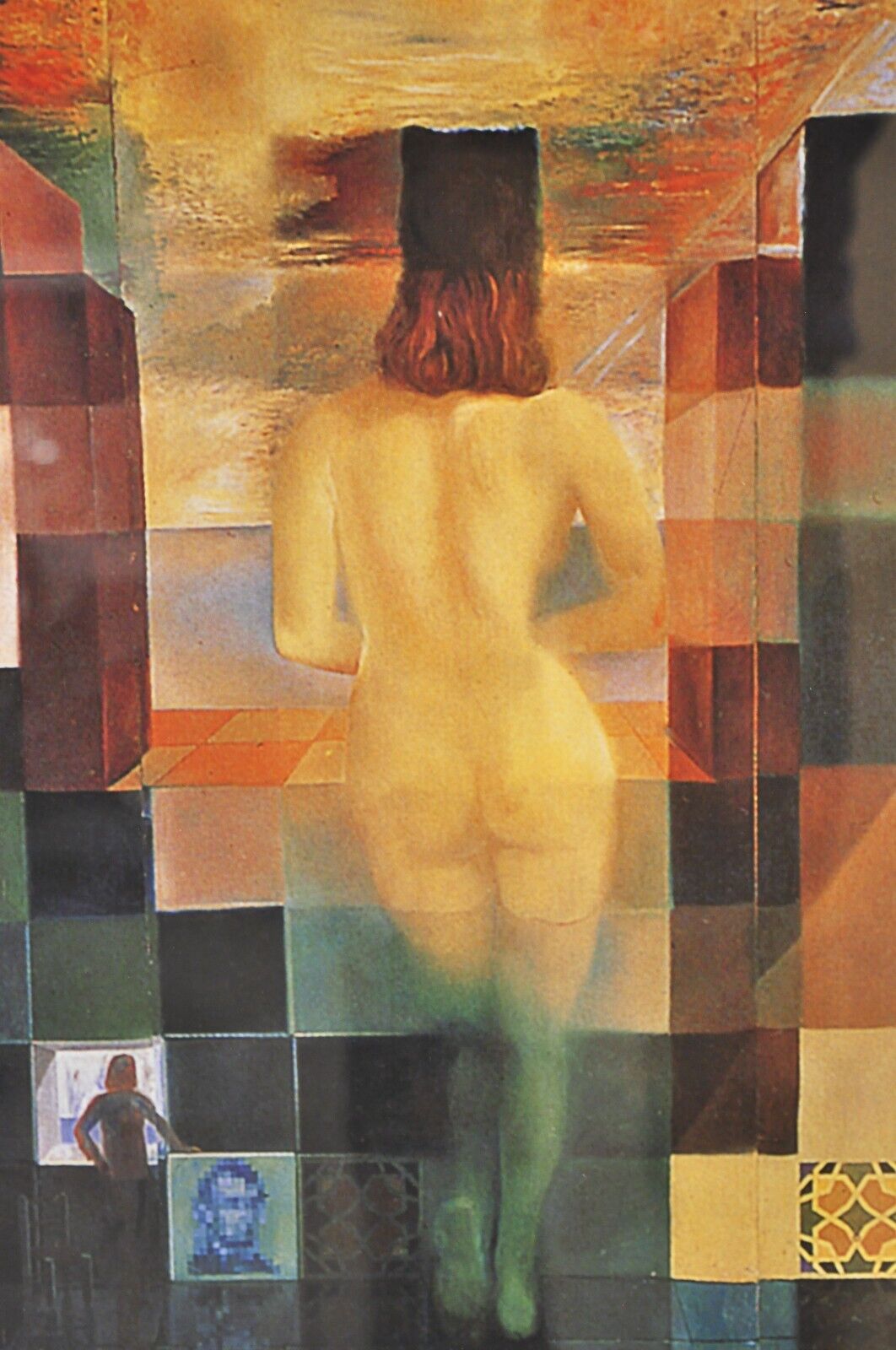 Lincoln in Dalivision Lincoln Vision Salvador Dali Giclee Print Limited 134/300