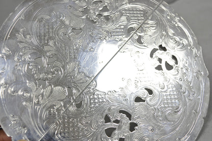 Vintage Gorham YC49-1 Victorian Silver Plated Expanding Pot Trivet Hot Plate