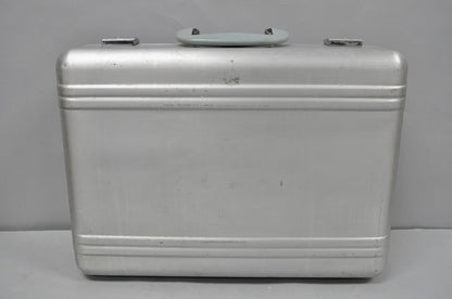 Vintage Art Deco Tokyo Japan Aluminum Hard Shell Suitcase Briefcase