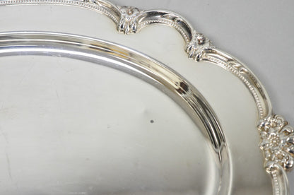 Vintage 1847 Rogers Bros "Remembrance" Oval Silver Plated Serving Platter Tray