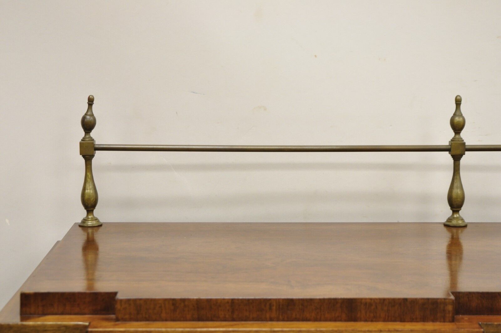 Karges French Neoclassical Style Mahogany Buffet Sideboard w/ Brass Urn Gallery