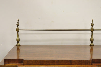 Karges French Neoclassical Style Mahogany Buffet Sideboard w/ Brass Urn Gallery