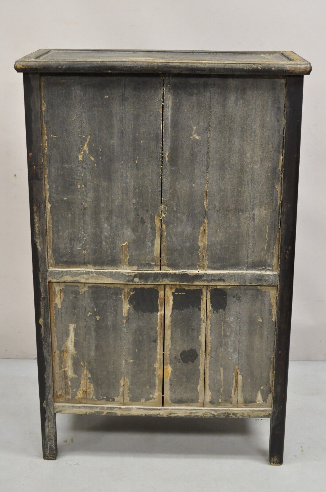 Antique Chinese Hardwood 2 Door Wardrobe Wedding Cabinet with Drawers