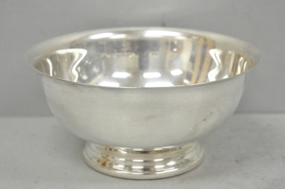 Vintage Mid Century Modern Gorham YC780 8" Silver Plated Serving Bowl (B)
