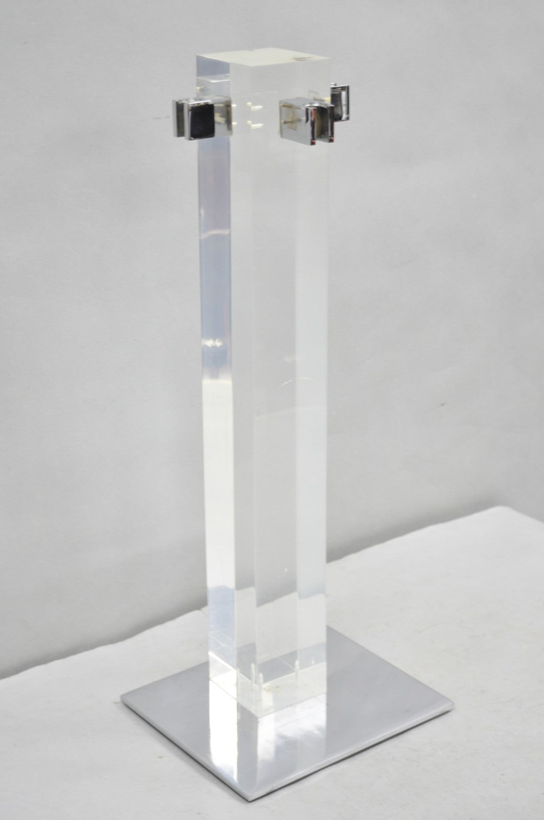 Danny Alessandro Albrizzi Vintage Modernist Lucite & Chrome Fireplace Tool Set