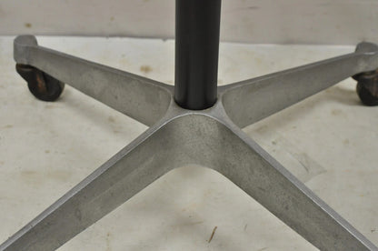 Vintage Herman Miller Eames Mid Century Modern Rolling Contract Base Side Table