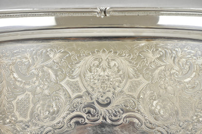 Vintage 1847 Rogers Bros "Remembrance" 9892 Silver Plated Serving Platter Tray