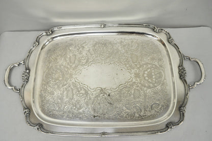 Vintage 1847 Rogers Bros "Remembrance" 9898 Silver Plated Serving Platter Tray