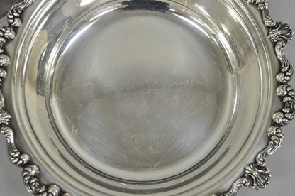 Vintage W&SB Victorian Silver Plated Ornate Round Lidded Vegetable Serving Dish