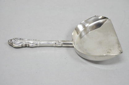 Vintage English Victorian Silver Plated Rose Flower Table Butler Crumb Catcher