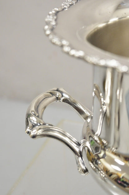 Vintage Oneida Silver Plated Twin Handle Trophy Cup Champagne Chiller Ice Bucket