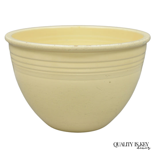 Vintage Fiesta Homer Laughlin China #7 Ivory Large Nesting Kitchen Mixing Bowl