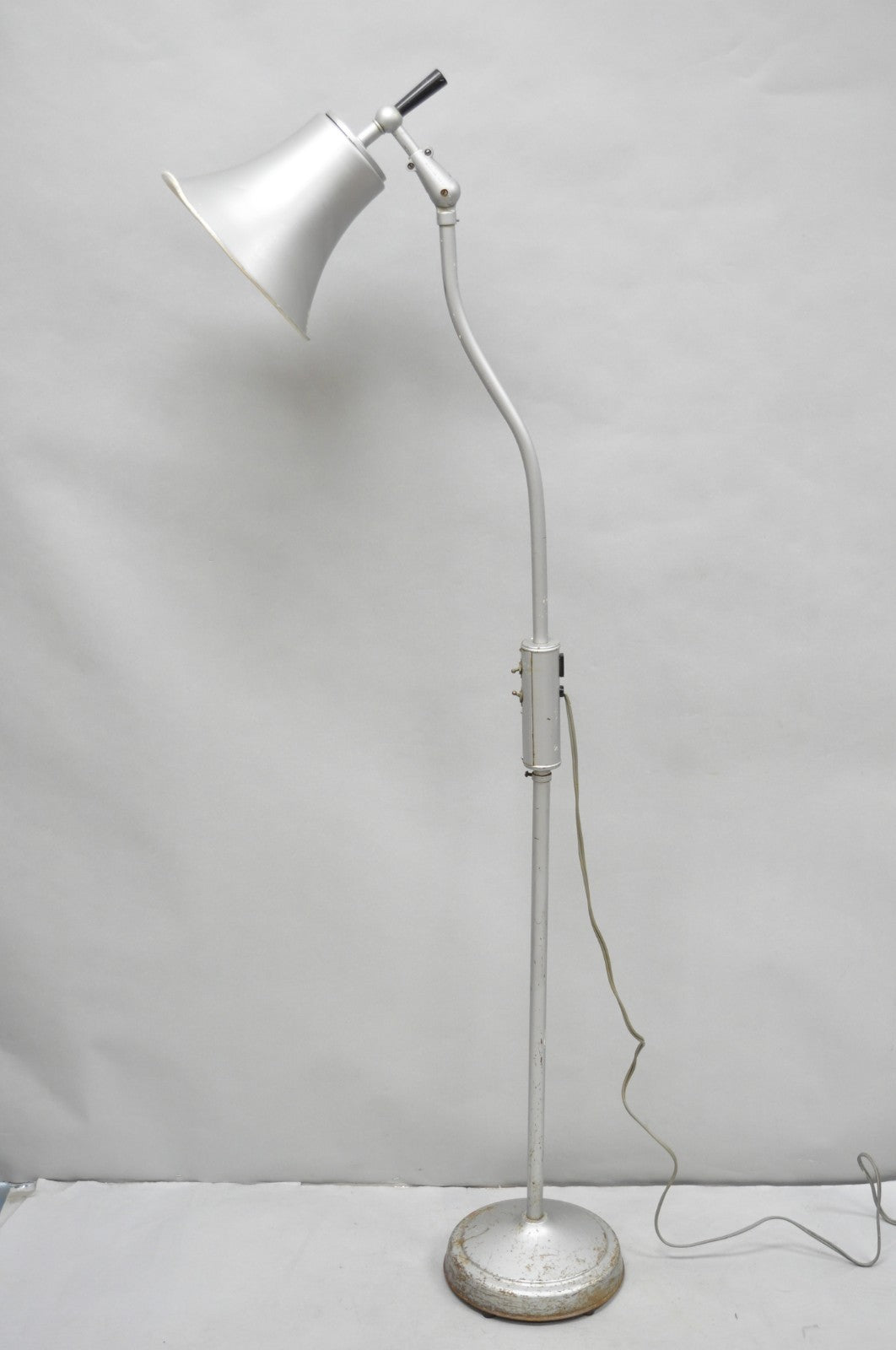 Vintage Industrial Modern Metal Adjustable Bell Shade Work Task Floor Lamp