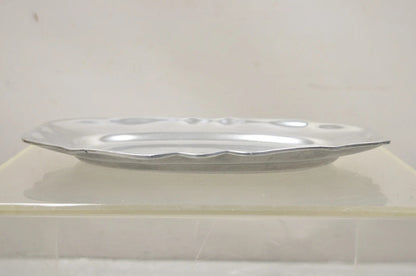 Vintage Wilton Mount Joy, PA Silver Plated Cast Aluminum 14" Dish Platter Tray