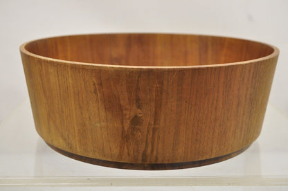 Vintage Gladmark Mid Century Danish Modern Staved Teak Salad Bowl Set