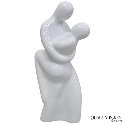 Vintage Royal Haeger Couple Dancing White Art Deco 1993 Ceramic Sculpture