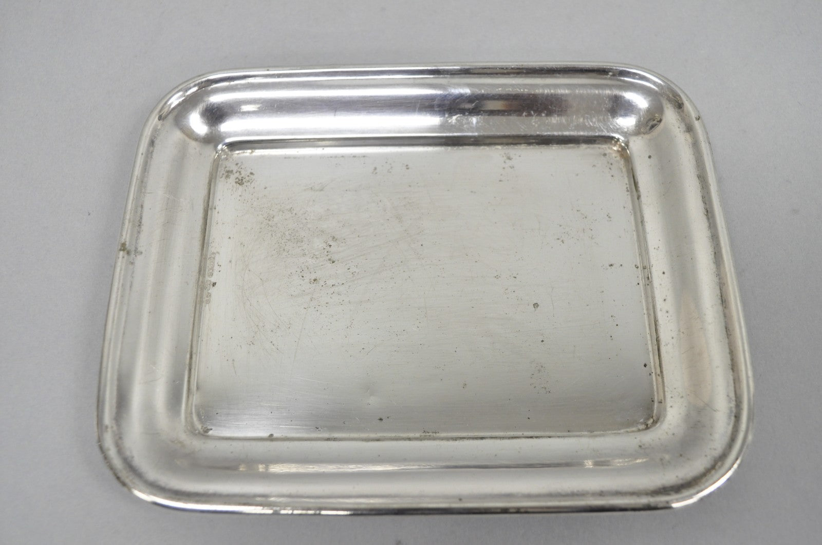 Antique English Regency Silver Plated Serpent Dolphin Desk Dish Note Holder