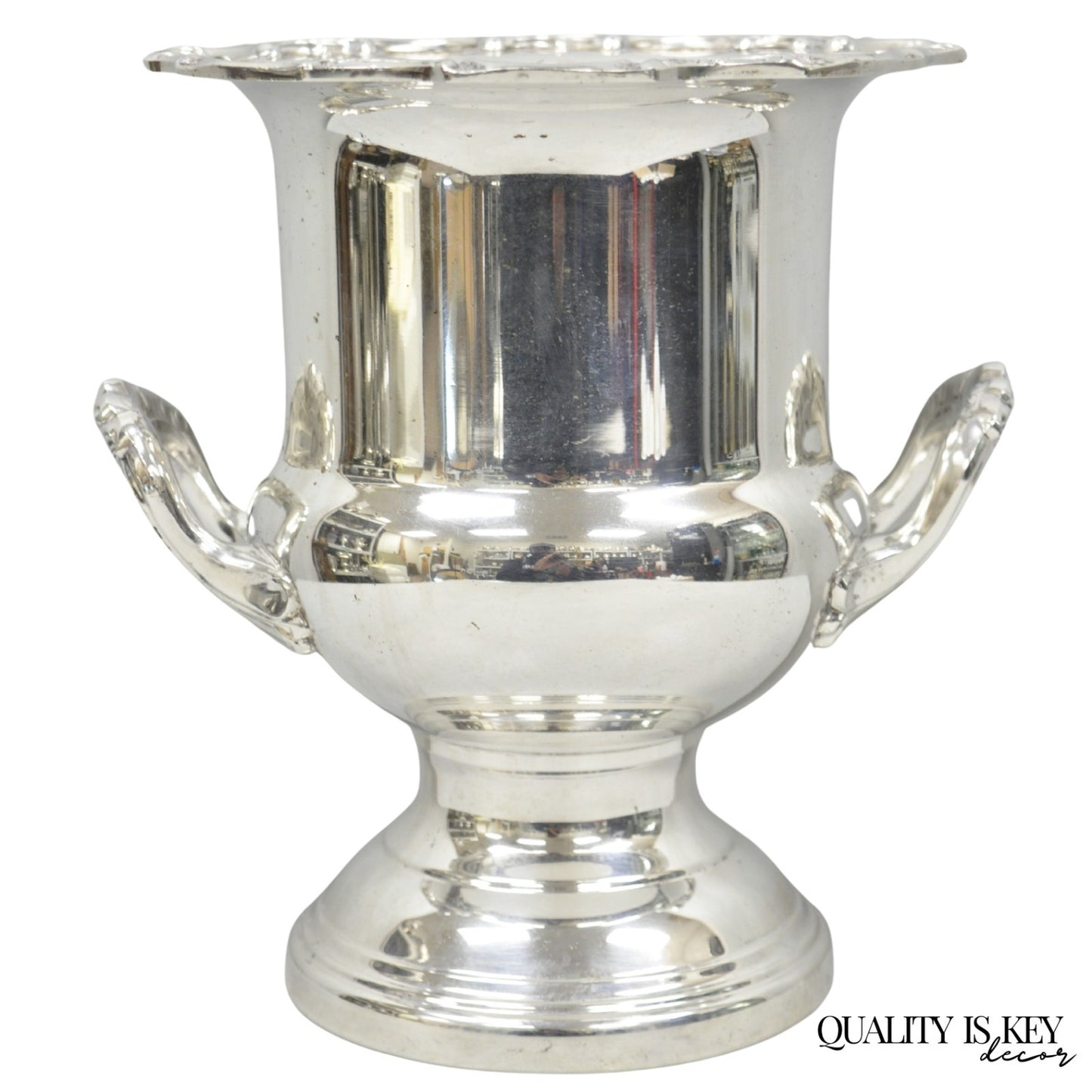 Vintage Leonard Victorian Silver Plated Trophy Cup Champagne Chiller Ice Bucket