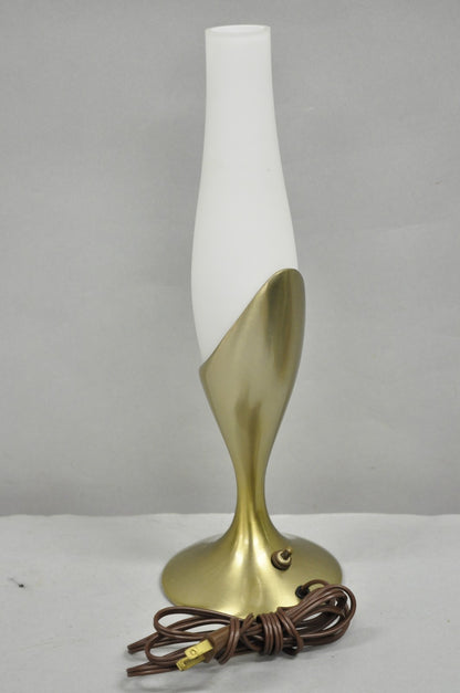 Vintage Mid Century Modern Brass "Tulip" Table Lamp by Laurel Lamp Co.